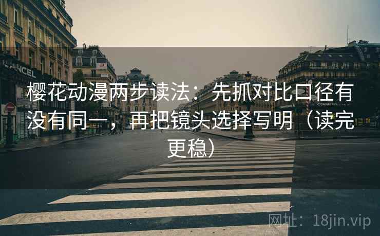 樱花动漫两步读法:先抓对比口径有没有同一,再把镜头选择写明(读完更稳) 第2张 樱花动漫两步读法:先抓对比口径有没有同一,再把镜头选择写明(读完更稳) 第2张