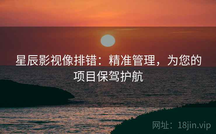 星辰影视像排错：精准管理，为您的项目保驾护航